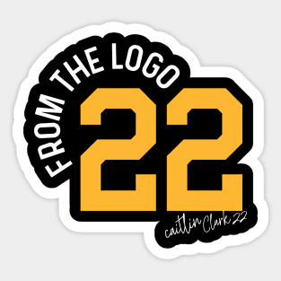 Caitlin Clark 22 Sticker